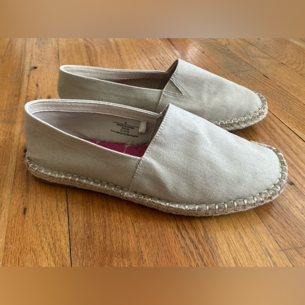 Marimekko x Uniqlo Cotton Canvas Espadrilles XL 9 - 10